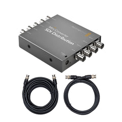 Blackmagic Design Mini Converter SDI Distribution with SDI Video Cable (BNC to BNC) Bundle