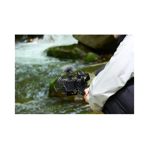 Sony Digital Shotgun Microphone ECM-M1 with Triple Shoe Bracket,128GB SD Card