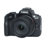 Canon EOS R50 Video Creator Kit with RF-S10-18mm Lens and Tripod Grip for Recording and Vlogging