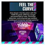 Cooler Master 34-Inch 1500R Curved ARGB UWQHD 3440x1440 Gaming Monitor with Wide Color Gamut Support