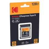 Kodak CFexpress Type B 128GB Memory Card with 1800MBps Read and 1200MBps Write (EKMCFX128GK)