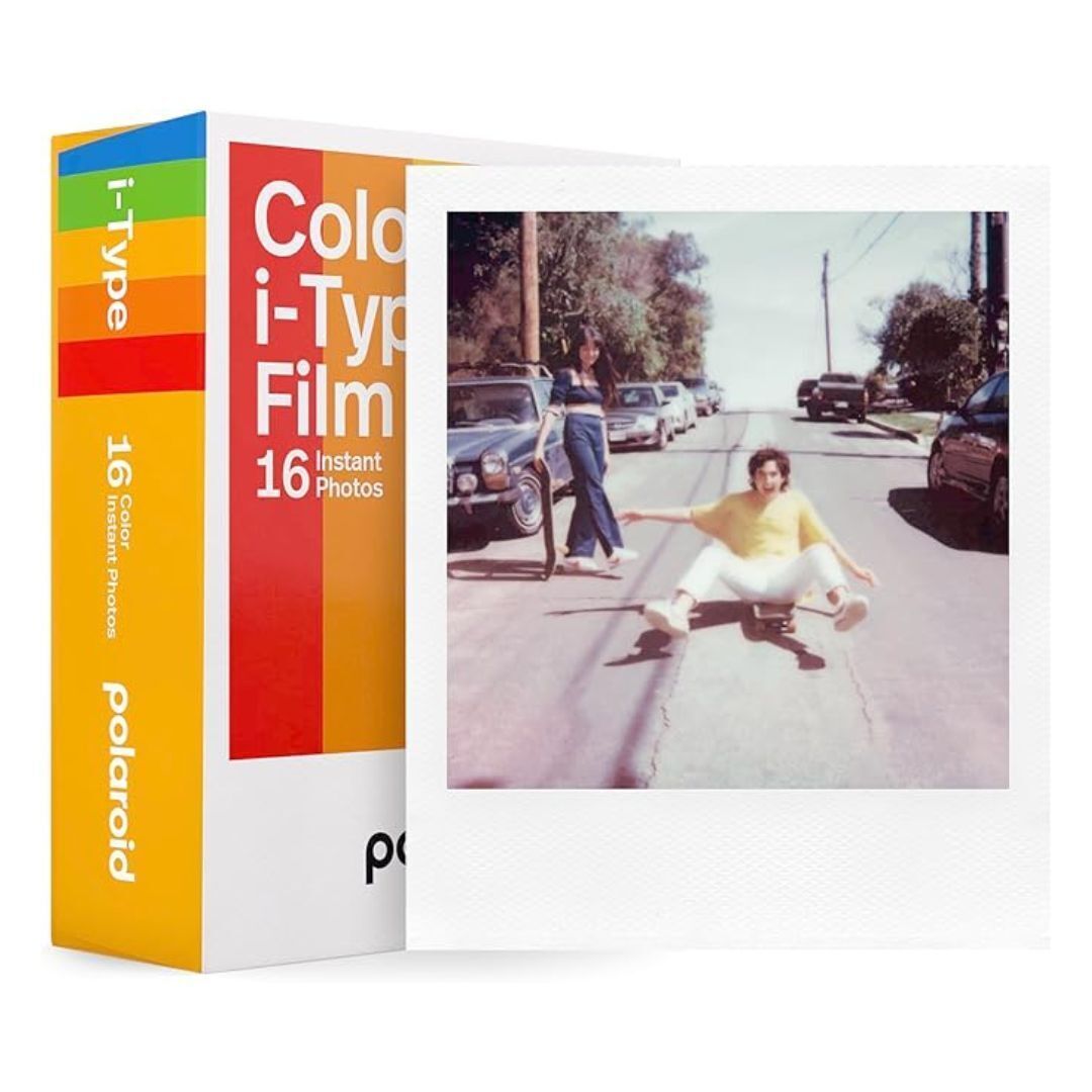 Polaroid Everything Box Now Plus Generation 2 Camera and Film Bundle with 16 Included Photos (Black)