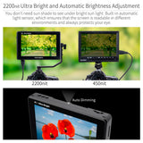 FeelWorld LUT7S 7-Inch 3D LUT 4K HDMI and SDI Monitor with Photography Cleaning Kit Bundle