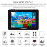 FeelWorld LUT7S 7-Inch 3D LUT 4K HDMI and SDI Monitor with Photography Cleaning Kit Bundle