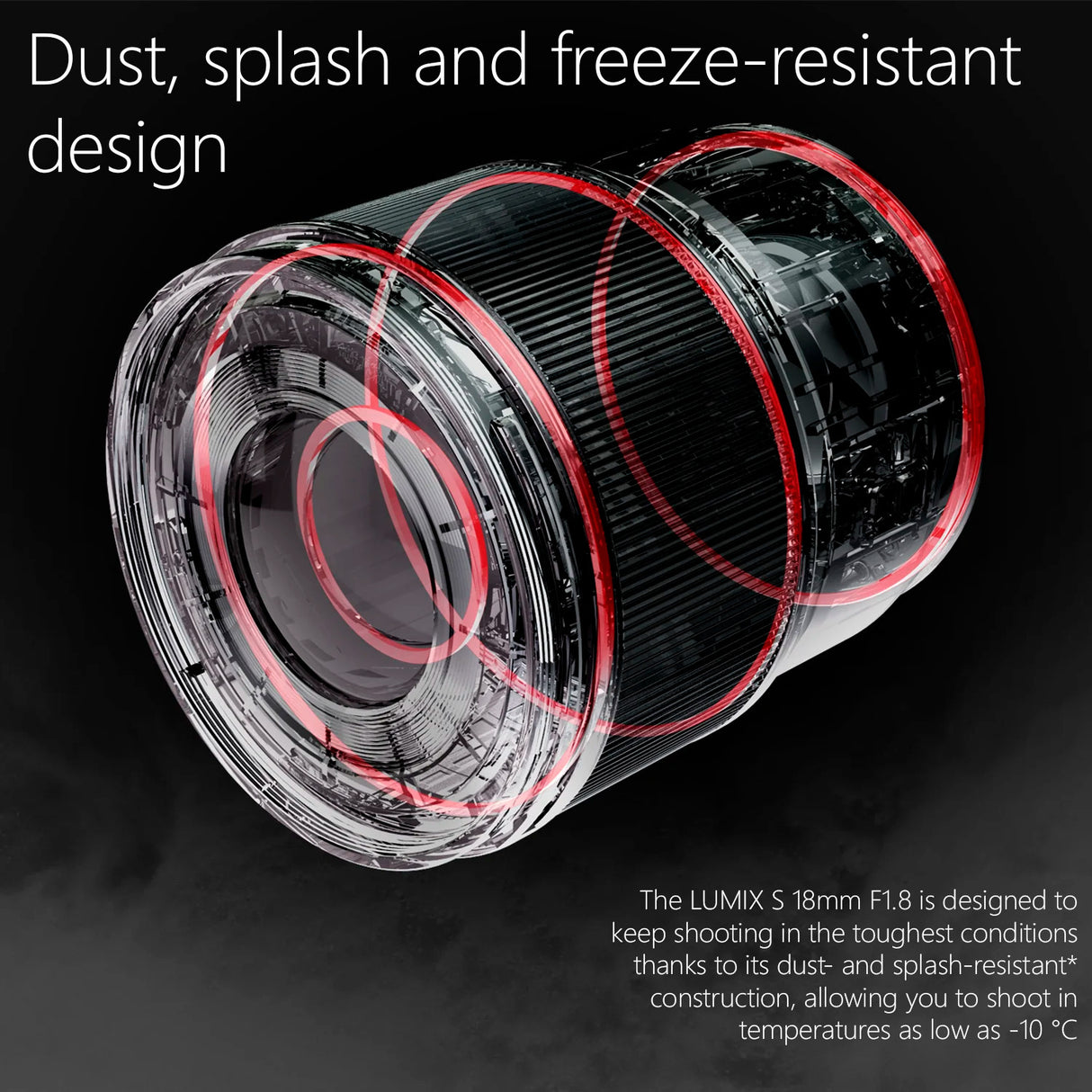 Panasonic Lumix S 18mm F1.8 Ultra-Wide (S-S18) Mirrorless Lens with Black Hard Carry Case Bundle