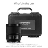 Panasonic Lumix S 18mm F1.8 Ultra-Wide (S-S18) Mirrorless Lens with Black Hard Carry Case Bundle