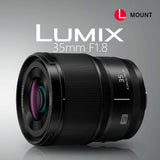 Panasonic LUMIX S 35mm F1.8 Large Diameter Prime Lens (L-Mount) with Black Hard Carry Case Bundle