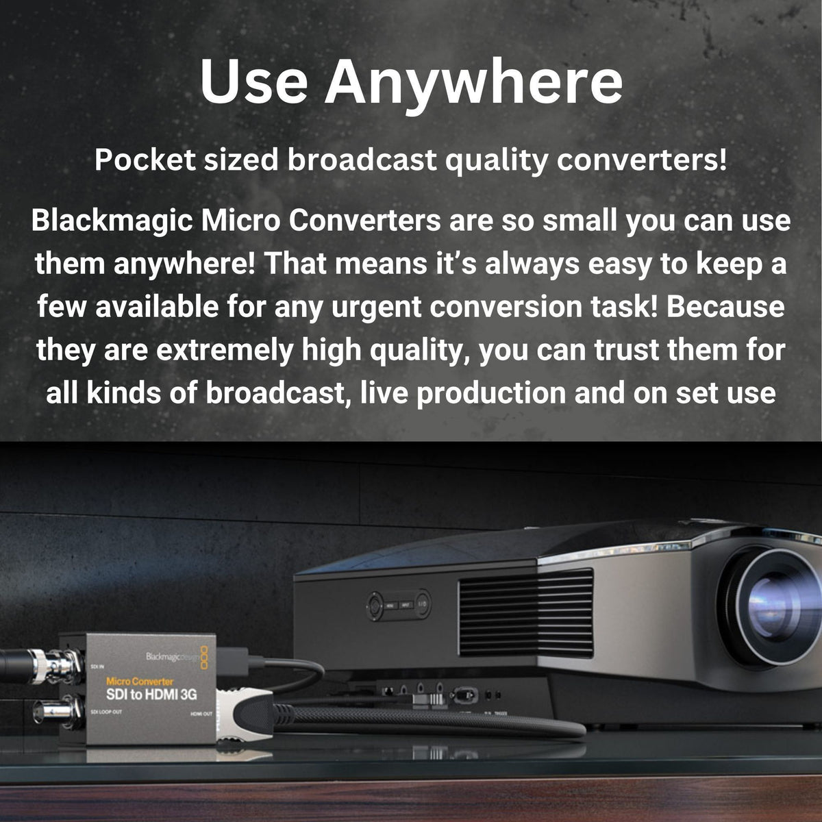 Blackmagic Design Micro Converter BiDirect SDI and HDMI 3G Micro Converter Bundle