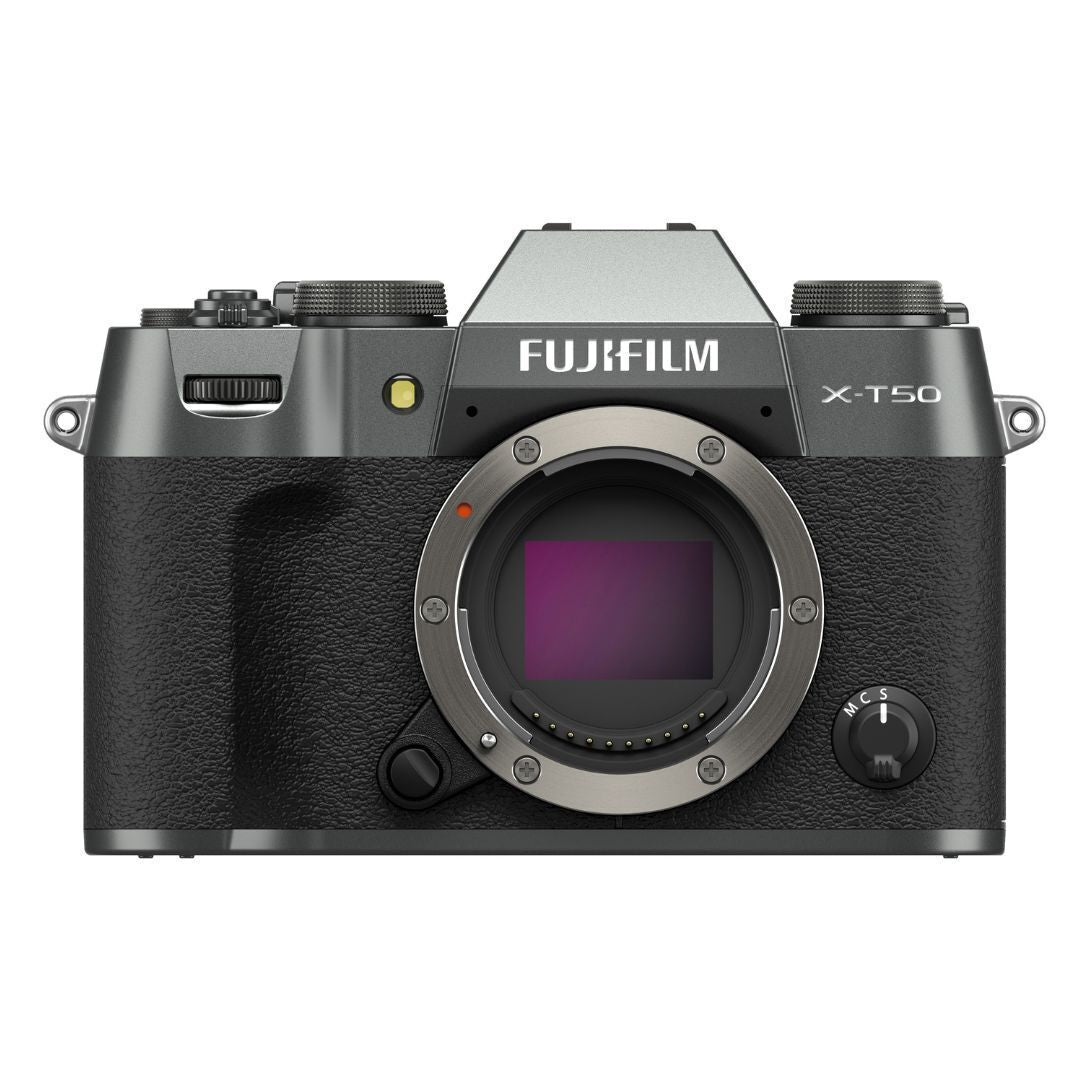 Fujifilm X-T50 Digital Camera with 40.2-Megapixel X-Trans CMOS 5 HR Sensor (Charcoal Silver)