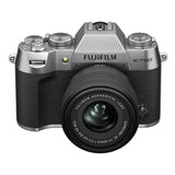 Fujifilm X-T50 Digital Camera with FUJINON XC15-45mm F3.5-5.6 OIS PZ Compact Lens Kit (Silver)