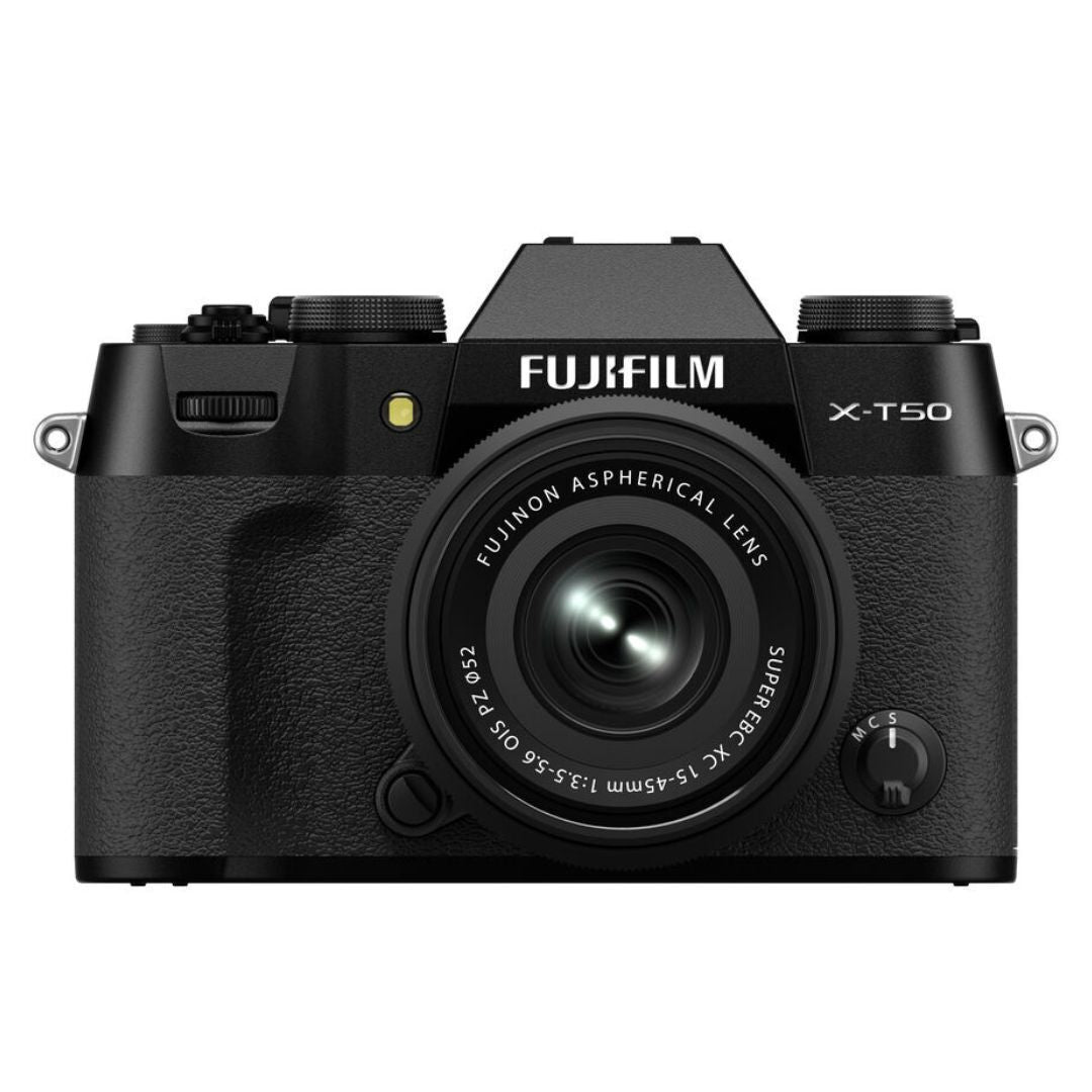 Fujifilm X-T50 Digital Camera with FUJINON XC15-45mm F3.5-5.6 OIS PZ Compact Lens Kit (Black)