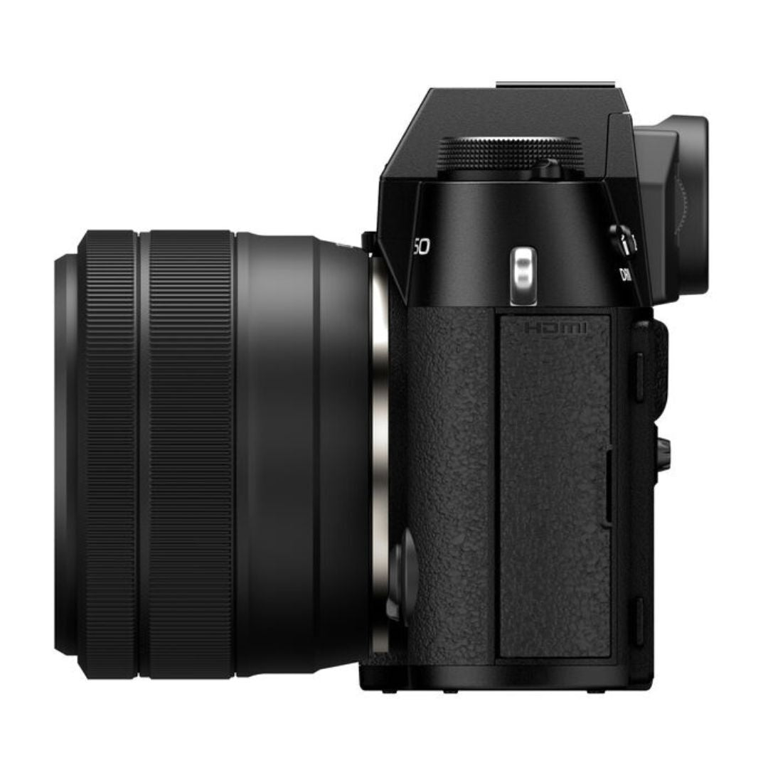 Fujifilm X-T50 Digital Camera with FUJINON XC15-45mm F3.5-5.6 OIS PZ Compact Lens Kit (Black)