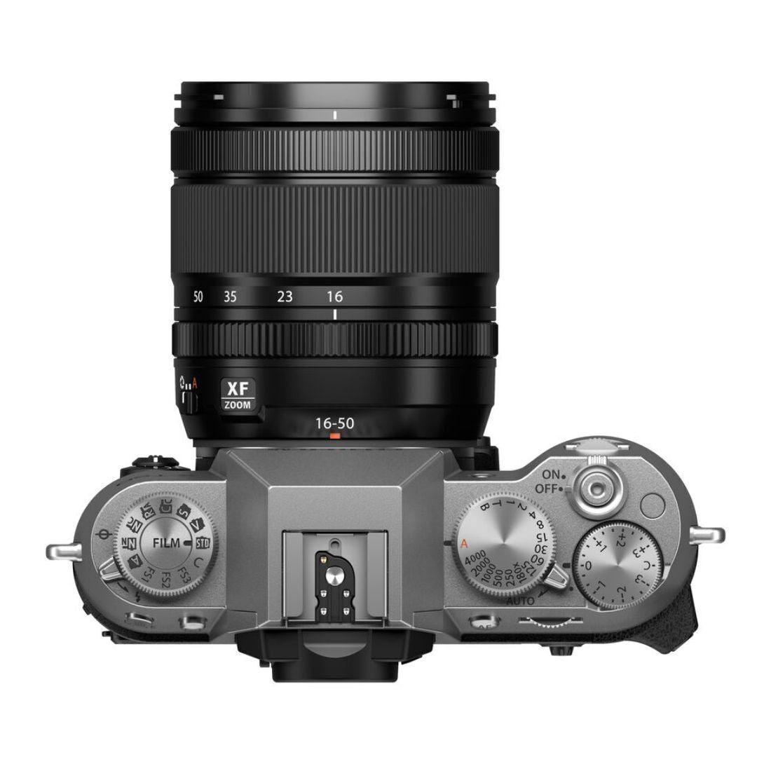 Fujifilm X-T50 Digital Camera with FUJINON XF16-50mm F2.8-4.8 R LM WR Compact Lens Kit (Silver)
