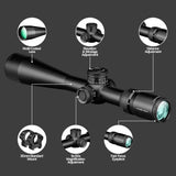 Vortex Viper HD 5-25x50 Dead-Hold Riflescope (FFP VMR-4 MRAD Reticle) with Riflescope Rings Bundle