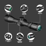 Vortex Viper HD 2-10x42 Dead-Hold Riflescope (BDC MOA Reticle) with 30mm Main Tube Bundle