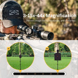 Vortex Viper HD 3-15x44 Dead-Hold Riflescope (BDC MOA Reticle) with 30mm Main Tube Bundle