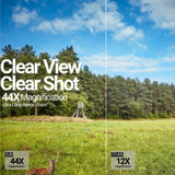 Vortex Viper HD 3-15x44 Dead-Hold Riflescope (VMR-3 MRAD Reticle) with 30mm Main Tube Bundle
