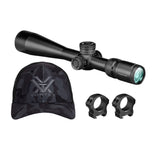 Vortex Viper HD 5-25x50 Dead-Hold Riflescope (FFP VMR-4 MOA Reticle) with Riflescope Rings Bundle