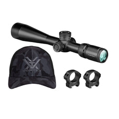 Vortex Viper HD 5-25x50 Dead-Hold Riflescope (VMR-3 MOA Reticle) with Riflescope Rings Bundle