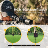 Vortex Viper HD 5-25x50 Dead-Hold Riflescope (VMR-3 MOA Reticle) with Riflescope Rings Bundle