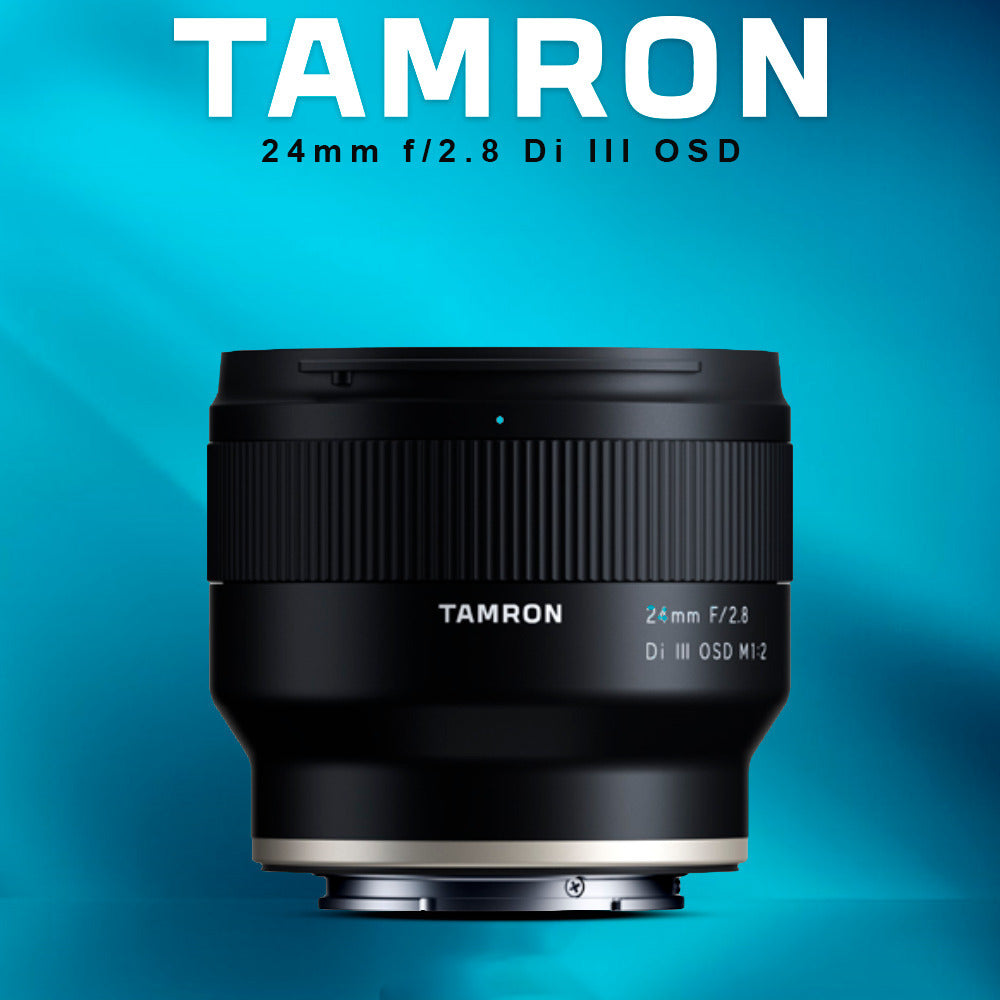 Tamron 24mm f/2.8 Di III OSD Wide-Angle Prime Lens for Sony E-Mount with Software Suite Bundle