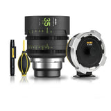 NiSi 35mm ATHENA PRIME Full Frame Cinema Lens T1.9 with Fluorescent Focal Scale (PL Mount) Bundle