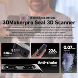 Seal Lite 3D Scanner with Weatherproof Tan Hard Case with 18 x 14 x 7-Inch Customizable Foam Bundle
