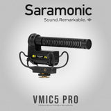 Saramonic VMIC5 Pro Camera-Mount Shotgun Microphone with Hard Case Bundle