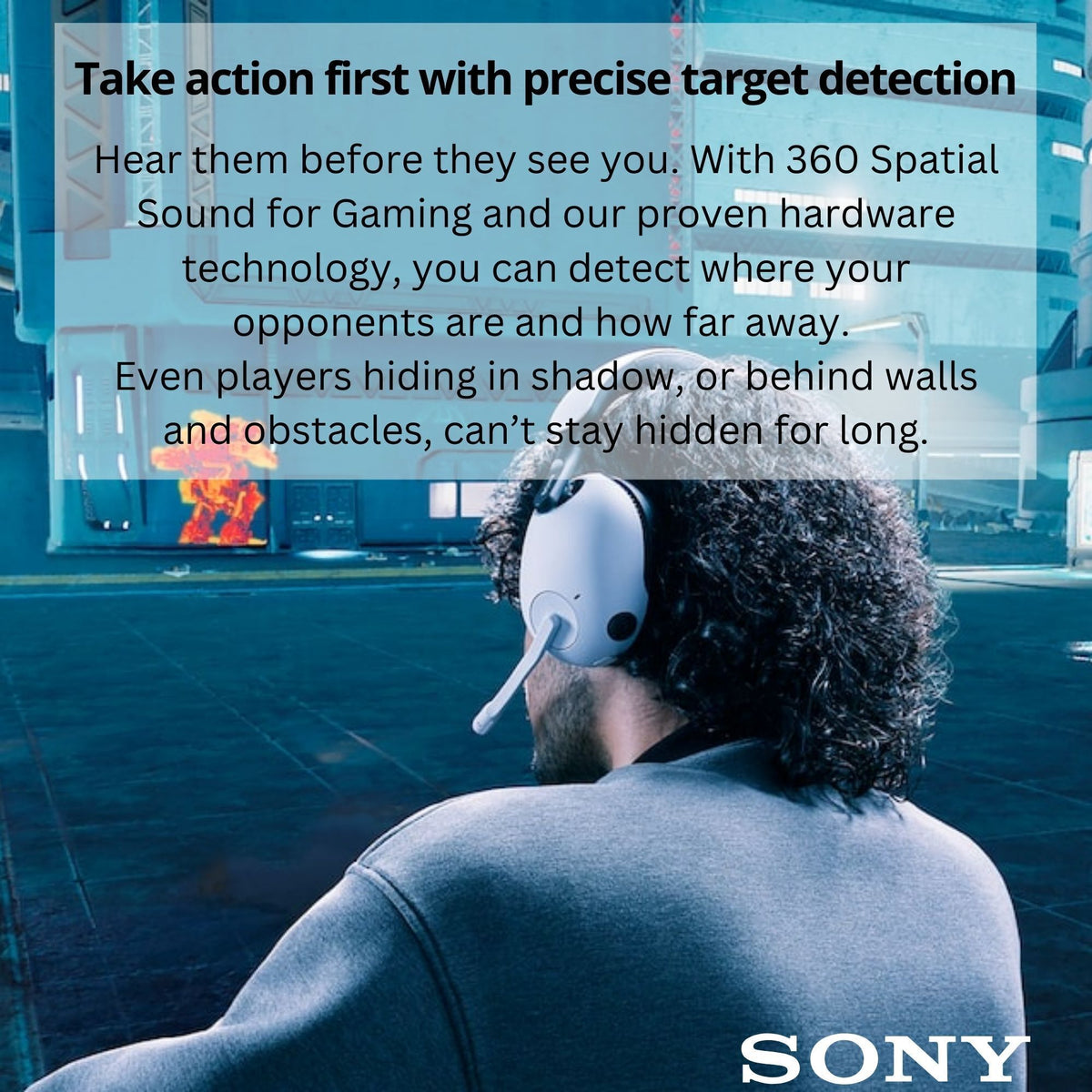 Sony INZONE H9 Wireless Noise Canceling Gaming Headset - Black (WH-GH900N) with  Headphone Stand bundle