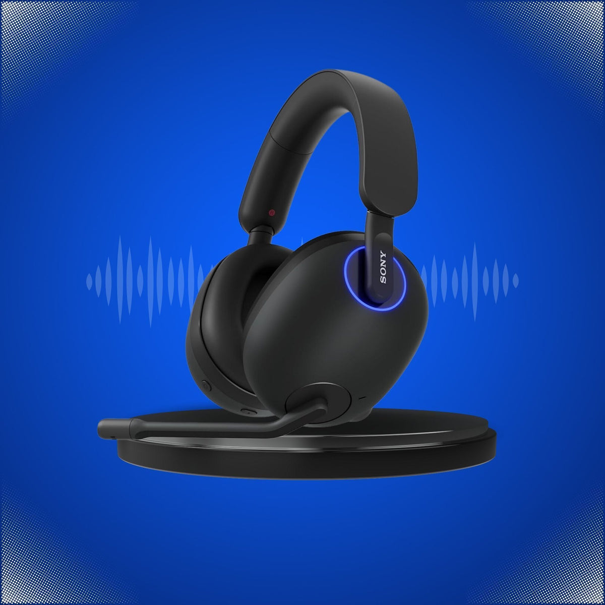 Sony INZONE H9 Wireless Noise Canceling Gaming Headset - Black (WH-GH900N) with  Headphone Stand bundle