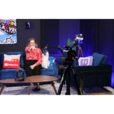 PTZOptics Studio Pro Camera with 12x Optical Zoom Lens, 72.5-Degree FoV, and 1080p Display