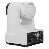 PTZOptics Move 4K 20x Auto-Tracking PTZ Camera with Tally Light and 3D Noise Reduction (White)