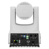 PTZOptics Move 4K 20x Auto-Tracking PTZ Camera with Tally Light and 3D Noise Reduction (White)
