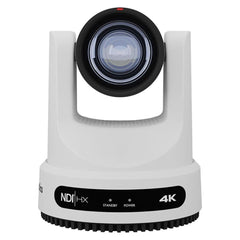 PTZOptics Move 4K 20x Auto-Tracking PTZ Camera with Tally Light and 3D Noise Reduction (White)