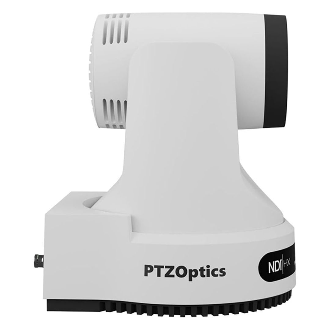 PTZOptics Move 4K 20x Auto-Tracking PTZ Camera with Tally Light and 3D Noise Reduction (White)