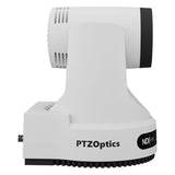 PTZOptics Move 4K 20x Auto-Tracking PTZ Camera with Tally Light and 3D Noise Reduction (White)