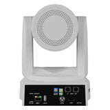 PTZOptics Move 4K 30x Auto-Tracking PTZ Camera with Tally Light and 3D Noise Reduction (White)