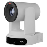 PTZOptics Move 4K 30x Auto-Tracking PTZ Camera with Tally Light and 3D Noise Reduction (White)