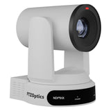 PTZOptics Move 4K 30x Auto-Tracking PTZ Camera with Tally Light and 3D Noise Reduction (White)