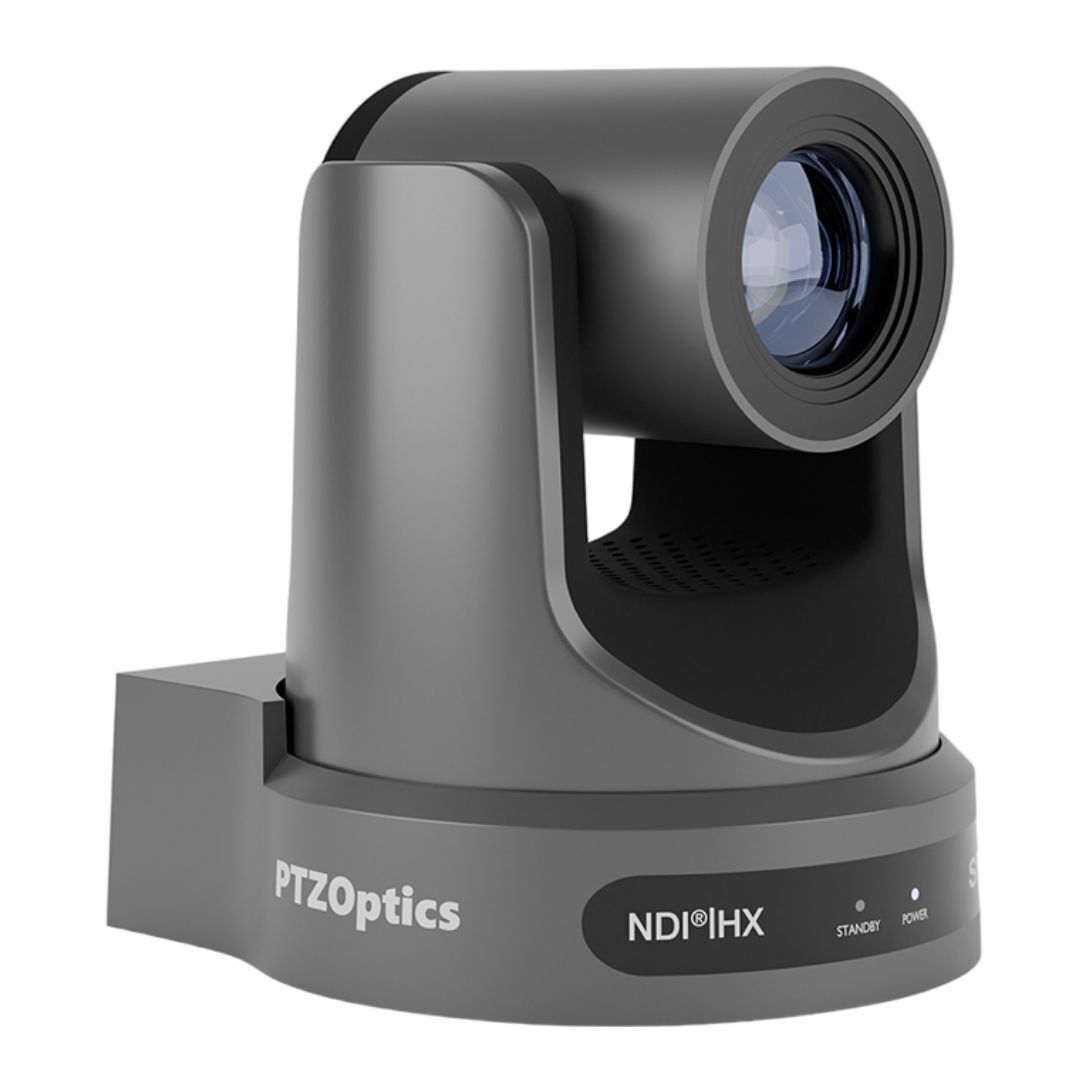 PTZOptics Move SE 20x 1080p Full HD Advanced PTZ Auto-Tracking Pan Tilt Zoom Camera (Gray)