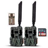 Browning Trail Camera Defender Pro Scout Max HD Cellular Trail Camera with IR Video (2-Pack) Bundle