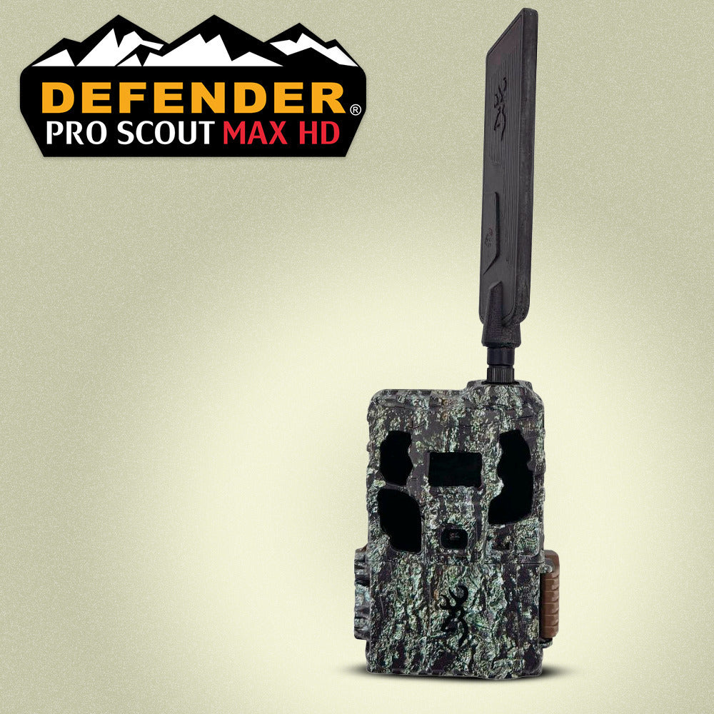 Browning Trail Camera Defender Pro Scout Max HD Cellular Trail Camera with IR Video (4-Pack) Bundle