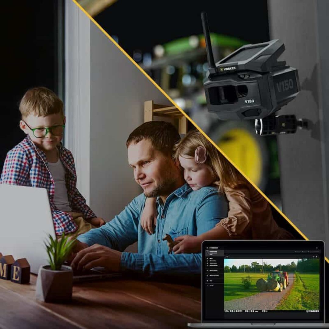 Vosker V150 Solar Powered LTE Mobile Security Verizon Camera with Motion-Activated Surveillance