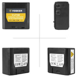 Vosker Rechargeable 10000mAh Weather Resistant Lithium Battery Pack for V150 Surveillance Camera