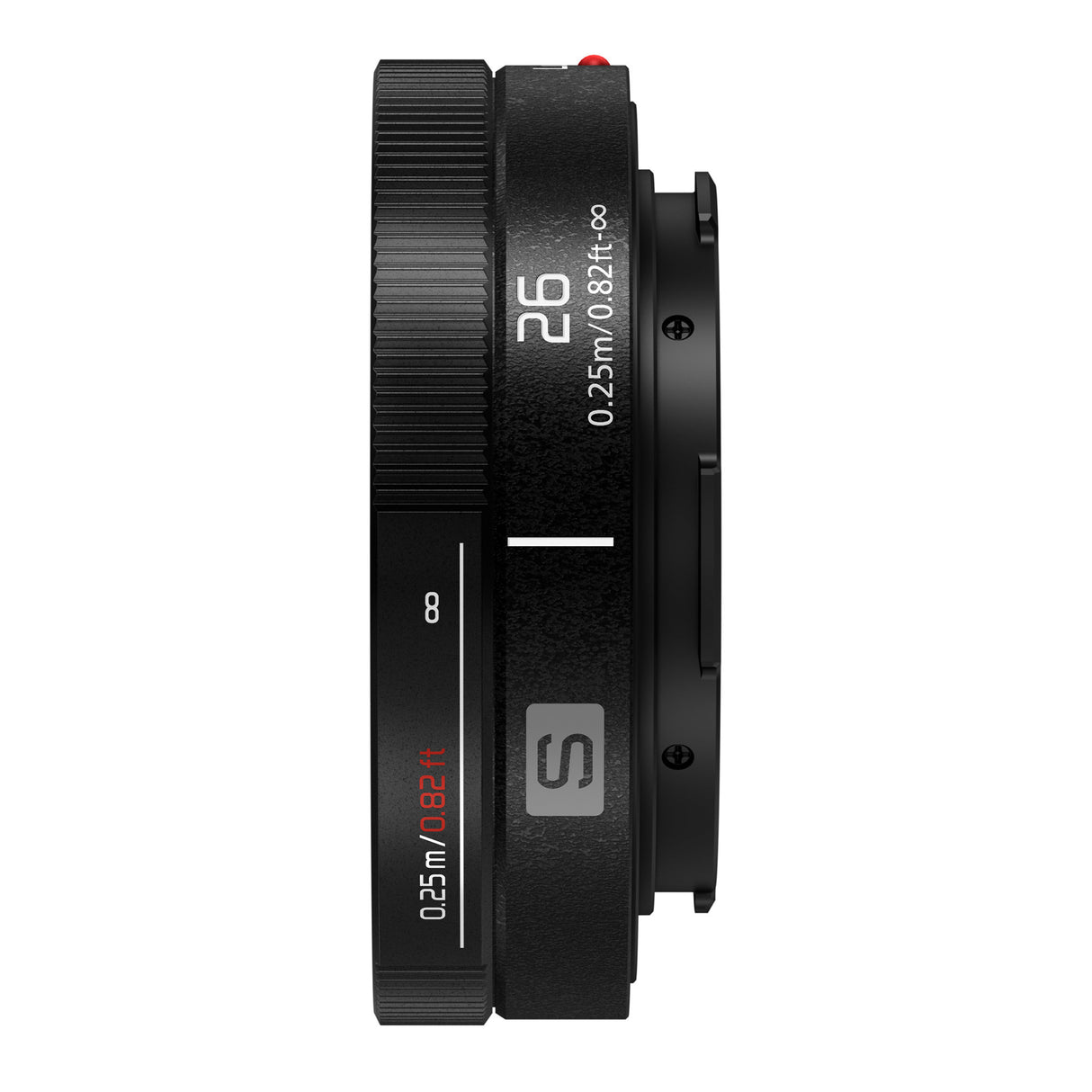 Panasonic Lumix S 26mm F8 Full Frame L-Mount Lens for S-Series Cameras with Thin, Lightweight Design