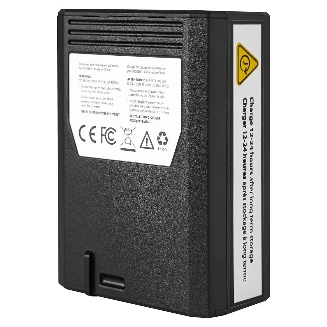 Vosker V-LIT-B3 Extra Rechargeable Lithium Battery Pack for V300 Mobile Security Surveillance Camera