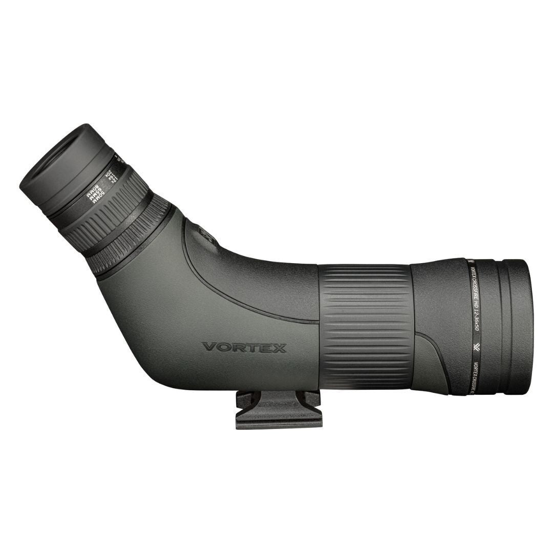 Vortex Crossfire HD Angled Spotting Scope with 12-36x Magnification, 50mm Objective Lens Diameter