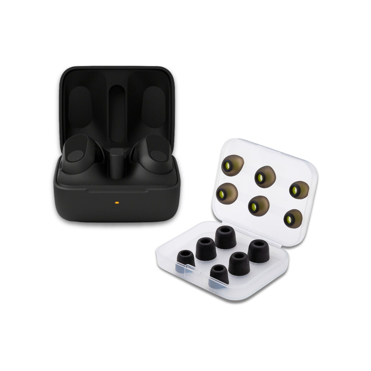 Sony WFG700NW INZONE Buds Noise Canceling Gaming Earbuds (Black) with Earbuds (3-Pairs Each) Bundle