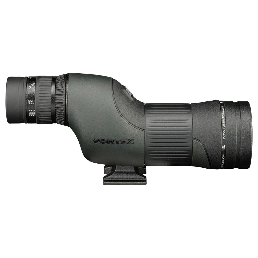 Vortex Crossfire HD Straight Spotting Scope with 12-36x Magnification, 50mm Objective Lens Diameter