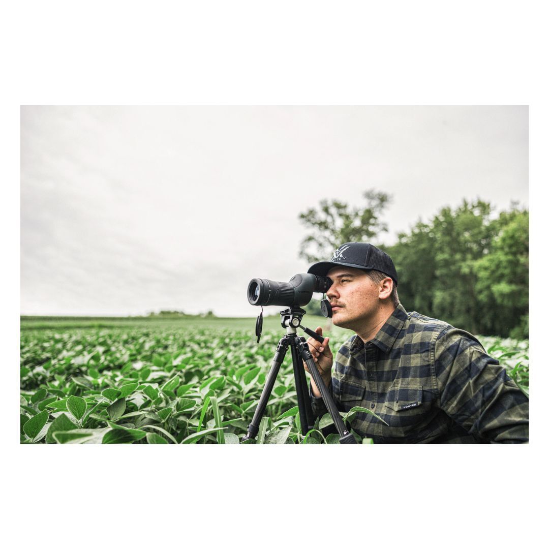 Vortex Crossfire HD Straight Spotting Scope with 12-36x Magnification, 50mm Objective Lens Diameter